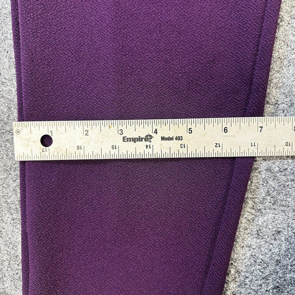 SHEIN Purple Work Career Business Pants WMNS 1X Elegant Professional Corporate - Picture 9 of 10